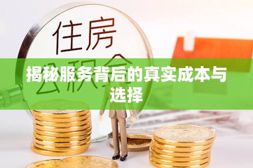 太白揭秘服务背后的真实成本与选择
