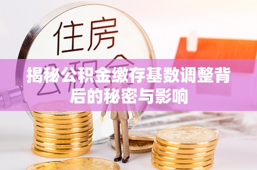 太白揭秘公积金缴存基数调整背后的秘密与影响