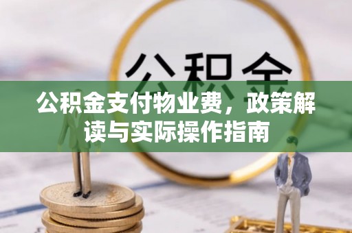 太白公积金支付物业费，政策解读与实际操作指南