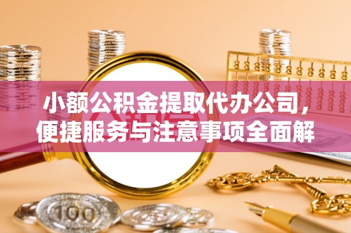 太白小额公积金提取代办公司，便捷服务与注意事项全面解析