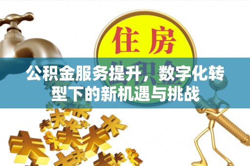 太白公积金服务提升，数字化转型下的新机遇与挑战