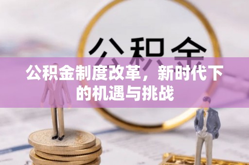 太白公积金制度改革，新时代下的机遇与挑战