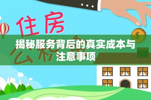 太白揭秘服务背后的真实成本与注意事项
