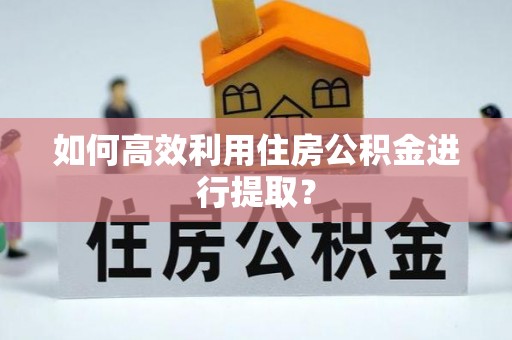 太白如何高效利用住房公积金进行提取？